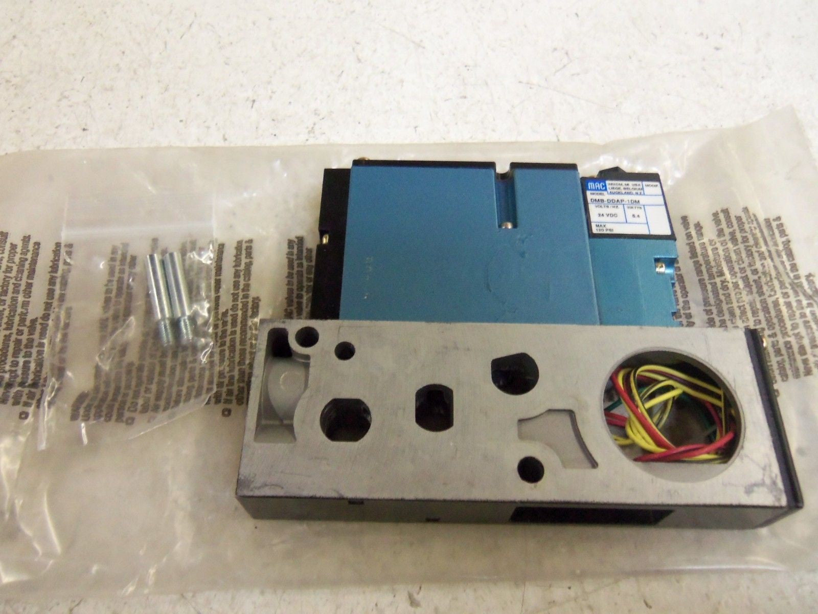 MAC VALVES 92B-AAB-000-DM-DDAP-2DM SOLENOID VALVE *NEW IN BOX*