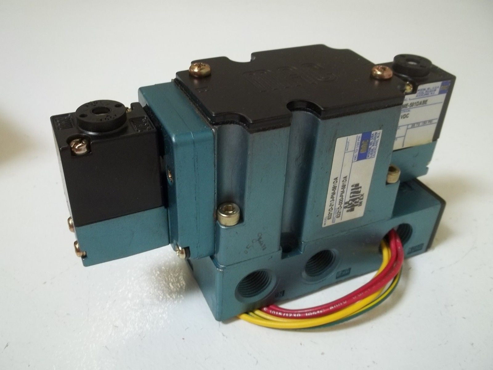 MAC VALVE INC. 6321D-213-PM-591DA SOLENOID VALVE *USED*