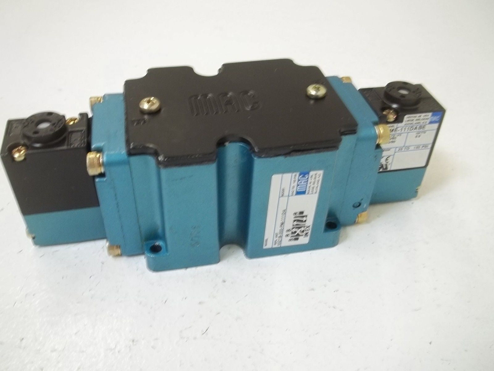 MAC VALVE INC. 6521B-000-PM-111DA SOLENOID VALVE *NEW IN A  BOX*