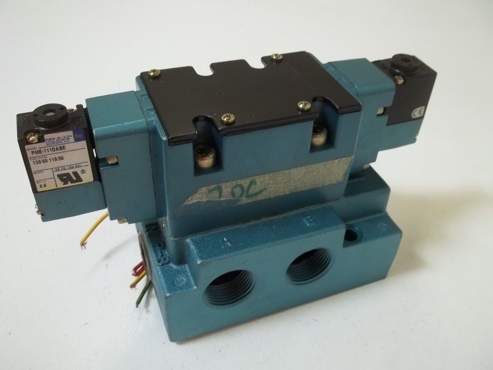 MAC VALVE INC. 6631A-311-PM-111DA W/ PME-111DABE(2) SOLENOID VALVE*USED*