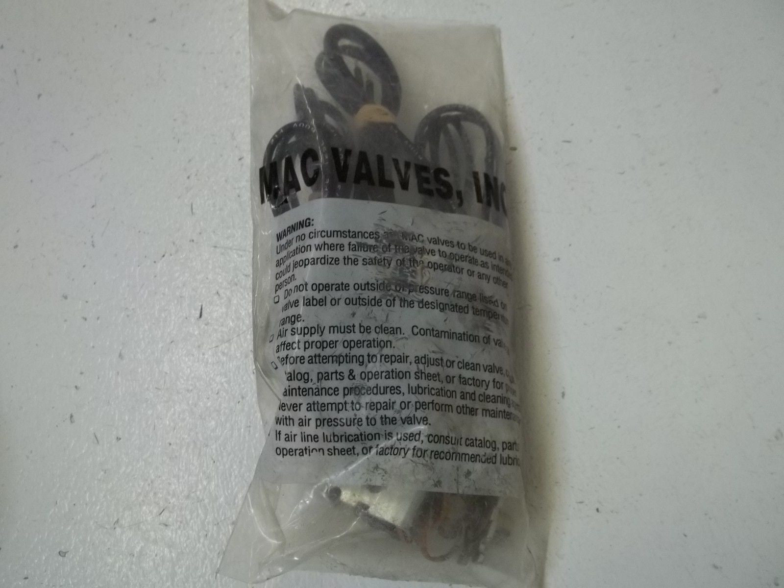 MAC VALVE INC. D1-61AA CABLES *NEW IN A BAG*