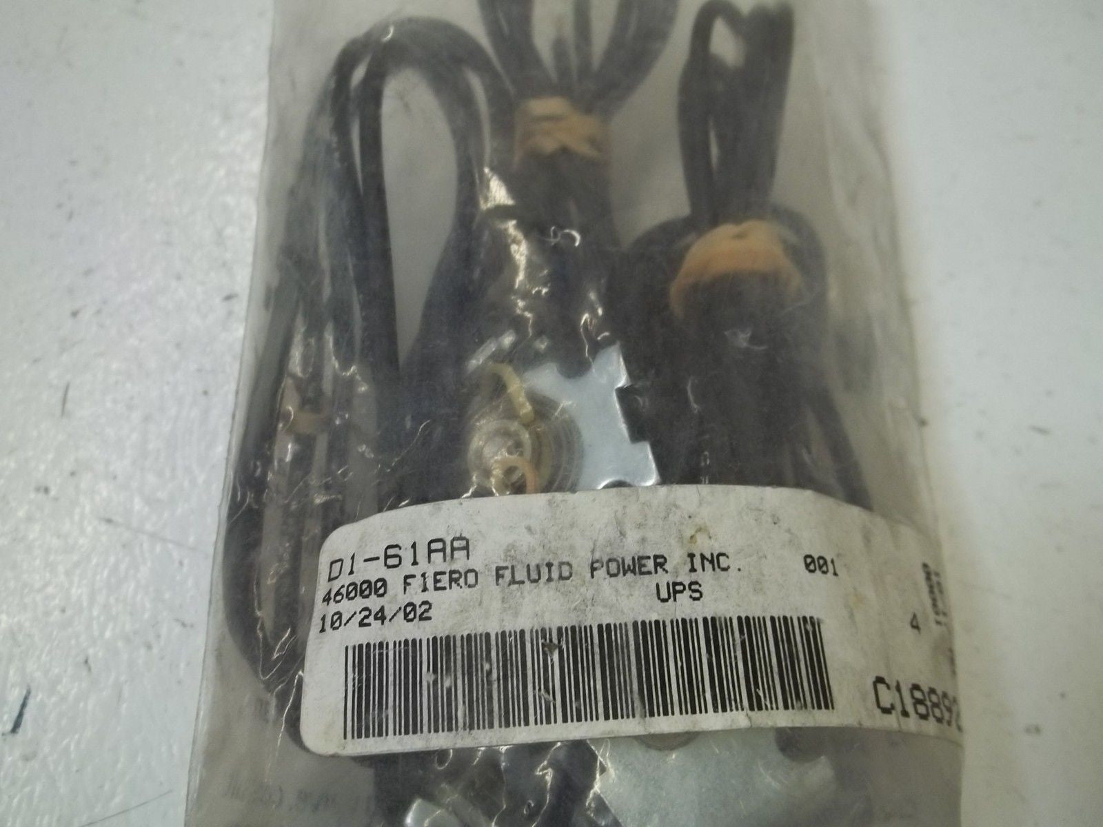 MAC VALVE INC. D1-61AA CABLES *NEW IN A BAG*