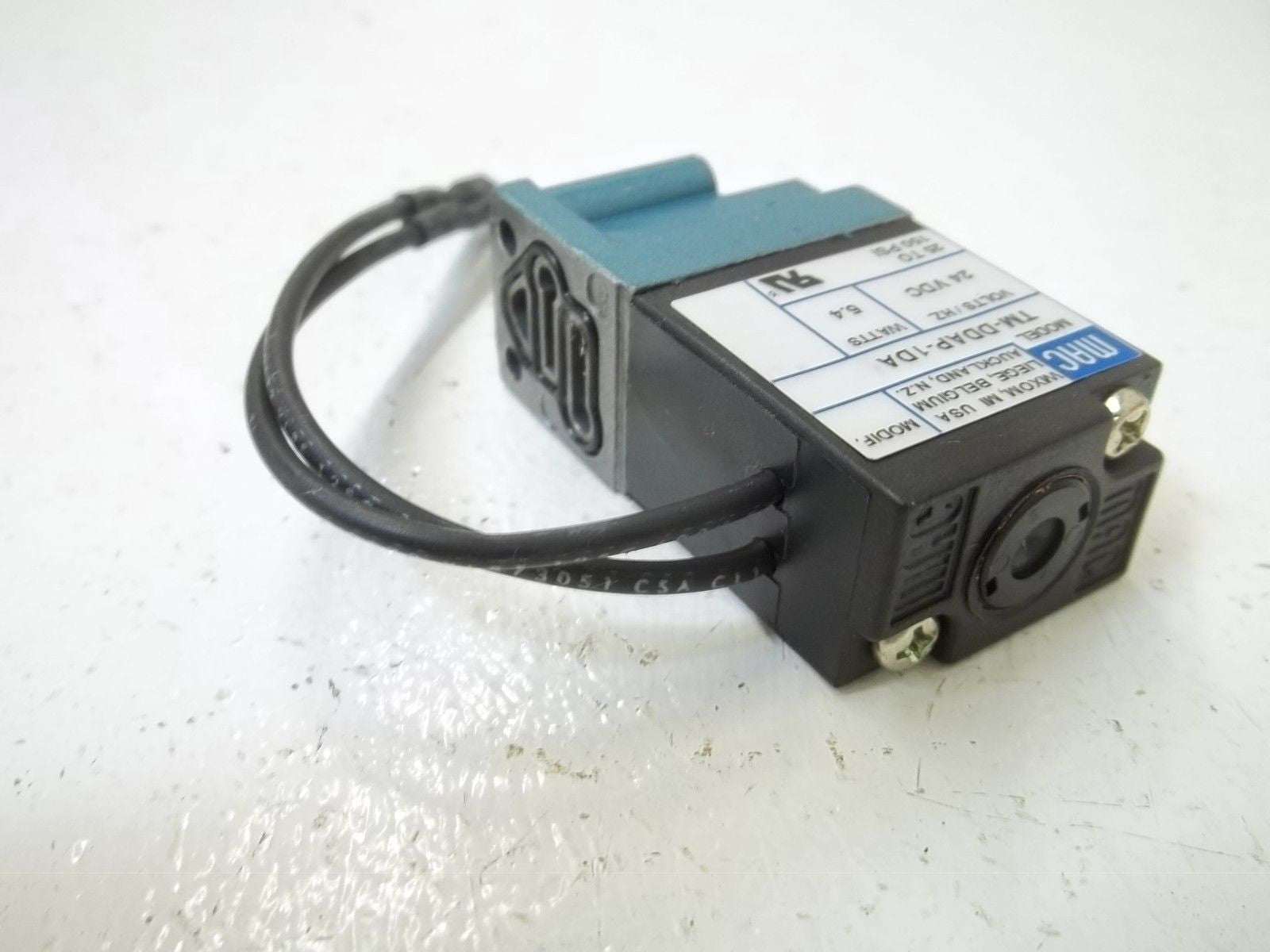 MAC VALVE INC. TM-DDAP-1DA PILOT OPERATOR VALVE *USED*