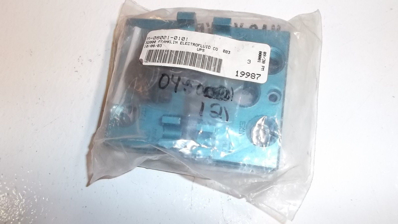 MAC VALVE M-08001-0101 *NEW IN FACTORY BAG*