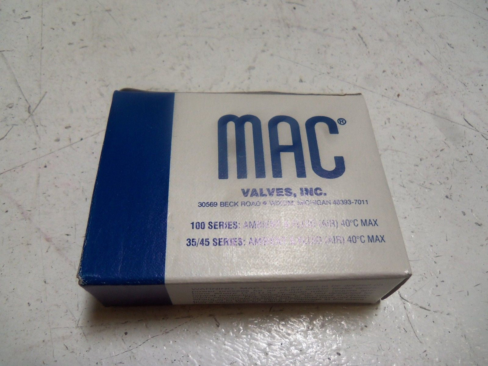 MAC VALVES 111B-221BA PNEUMATIC VALVE *NEW IN BOX*