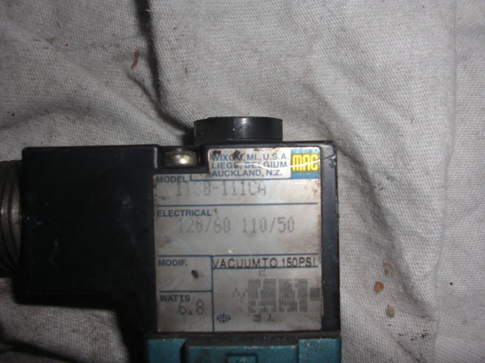 MAC VALVES 113B-111CA *USED*