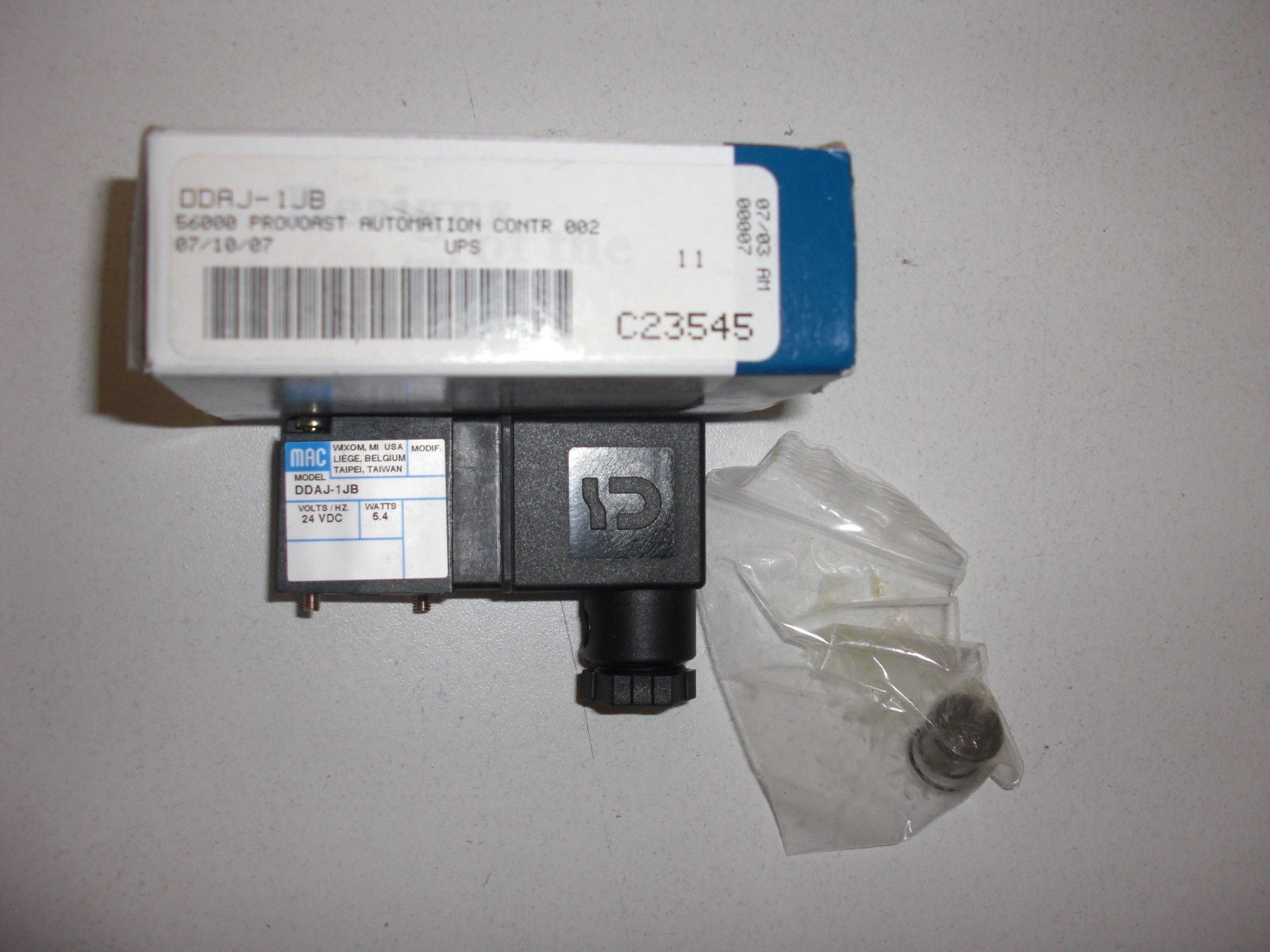 MAC VALVES DDAJ-1JB PROUDEST AUTOMATION CONTROL *NEW IN BOX*