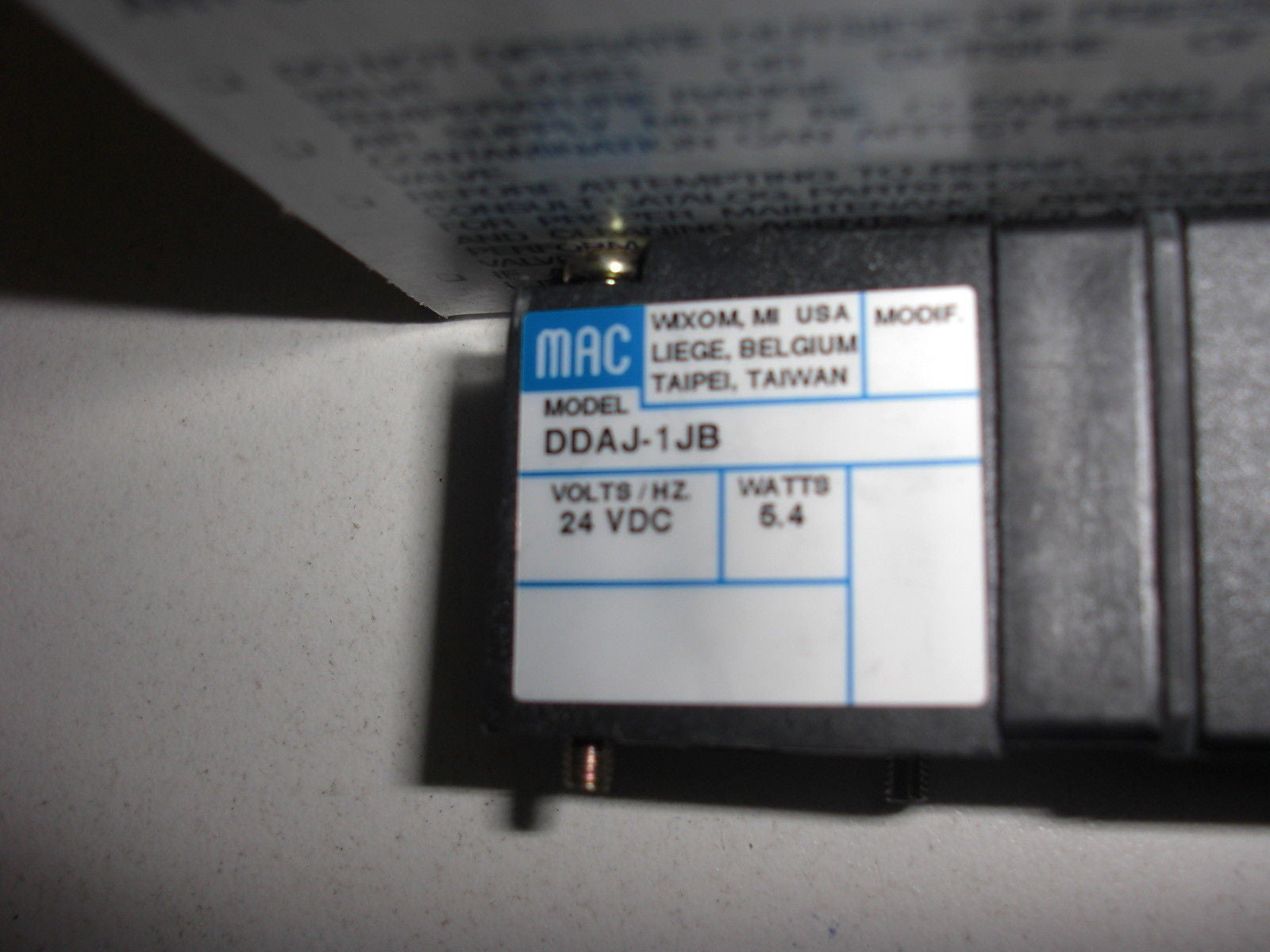 MAC VALVES DDAJ-1JB PROUDEST AUTOMATION CONTROL *NEW IN BOX*