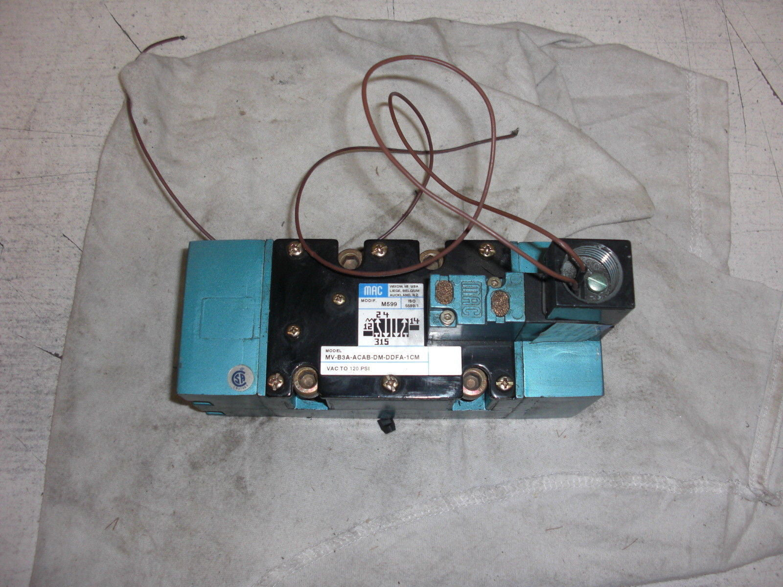 MAC VALVES MV-B3A-ACAB-DM-DDFA-1CM *USED*
