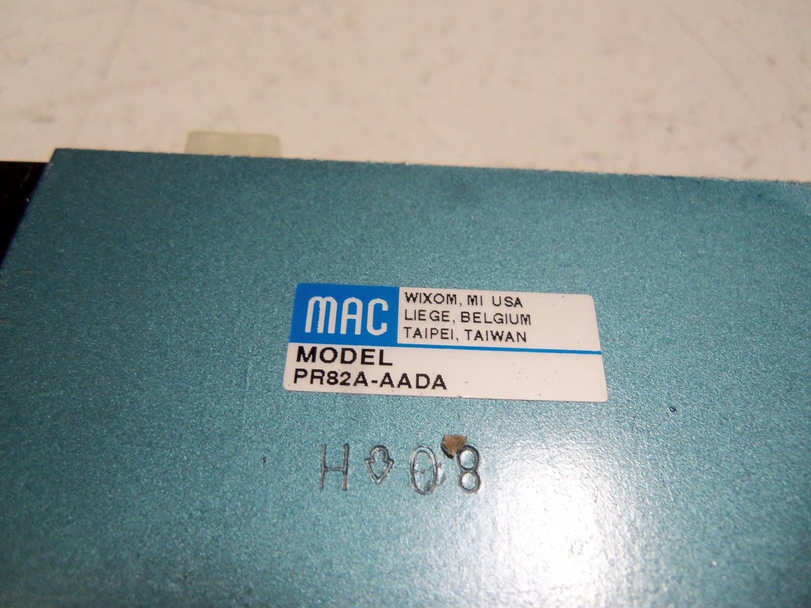 MAC VALVES PR82A-AADA SOLENOID VALVE *USED*