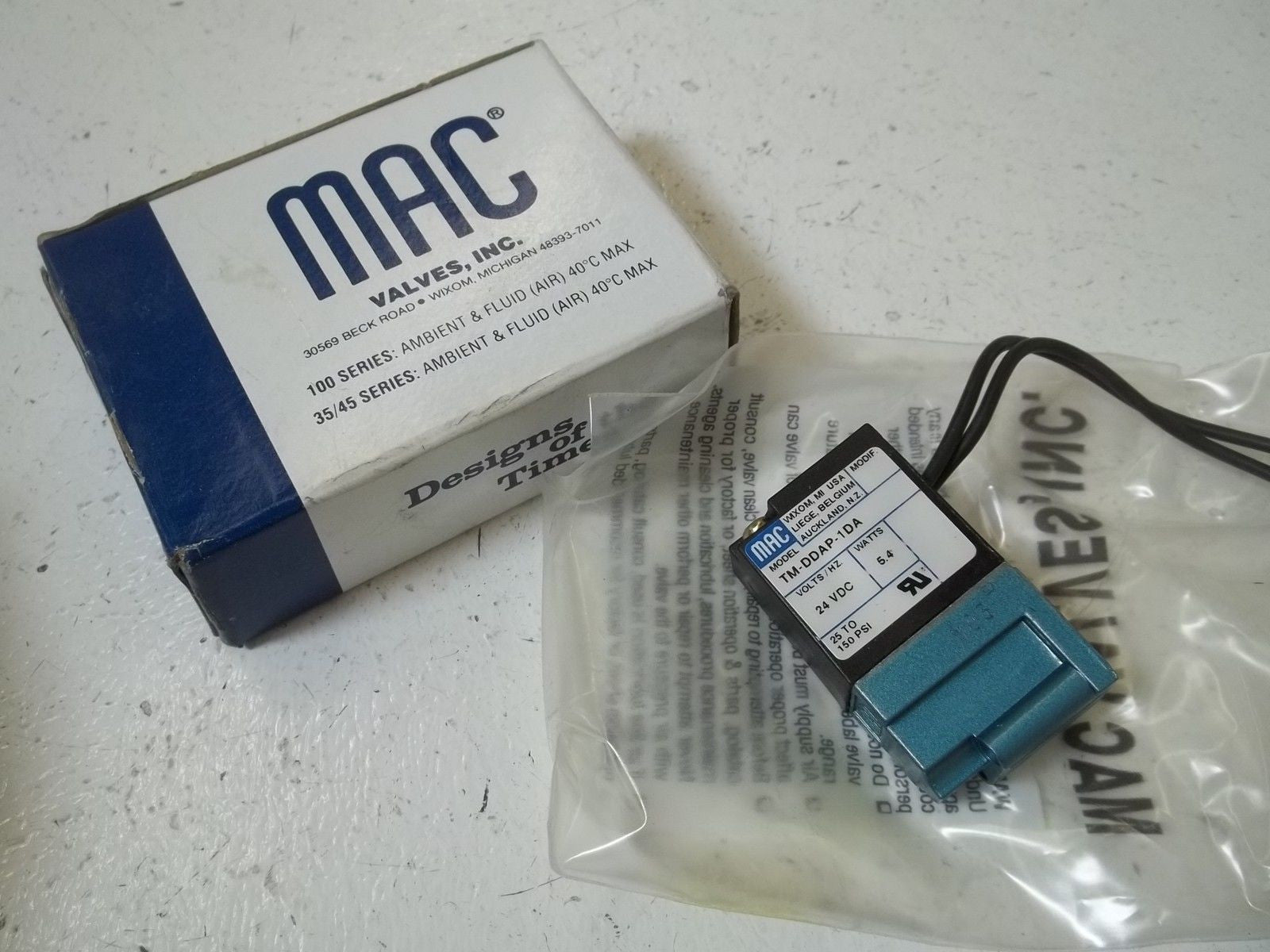 MAC VALVE TM-DDAP-1DA SOLENOID VALVE *NEW IN BOX*