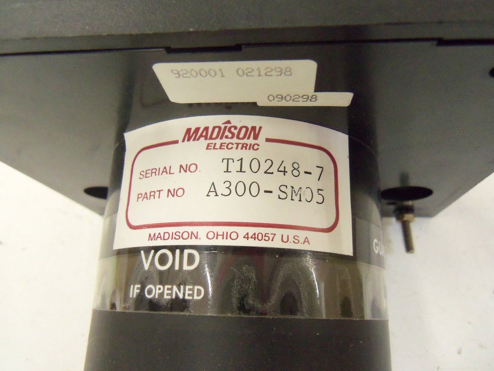 MADISON ELECTRIC T10248-7 *NEW NO BOX*