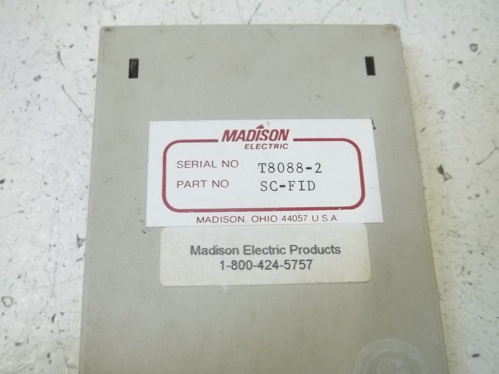 MADISON SC-FID FREQUENCY TO CURRENT SIGNAL CONDITIONER *USED*