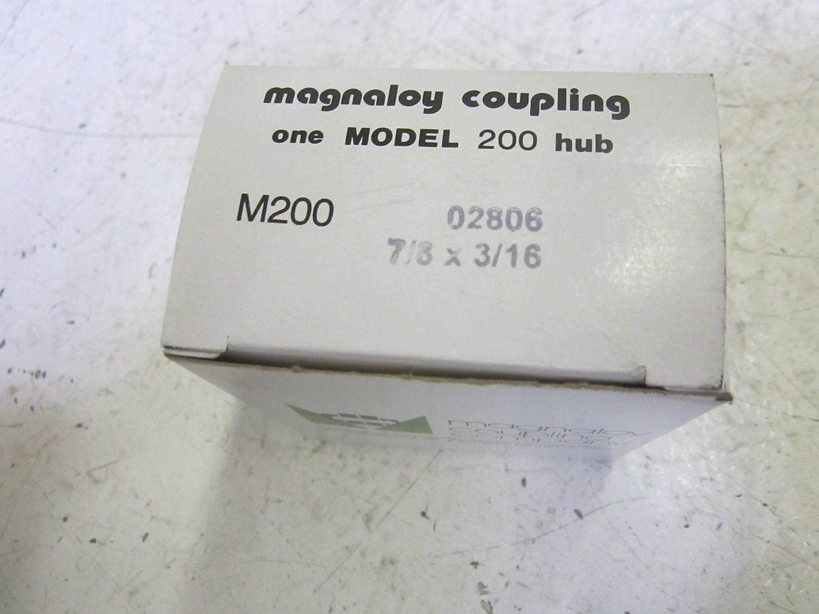 MAGNALOY M20002806 COUPLING HUB 7/8" x 3/16" *NEW IN BOX*