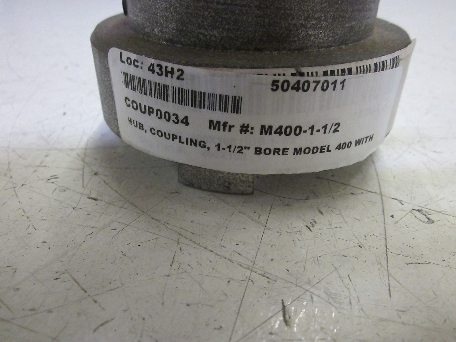 MAGNALOY M400-1-1/2 COUPLING HUB 1-1/2" BORE W/ MODEL 400 *NEW NO BOX*