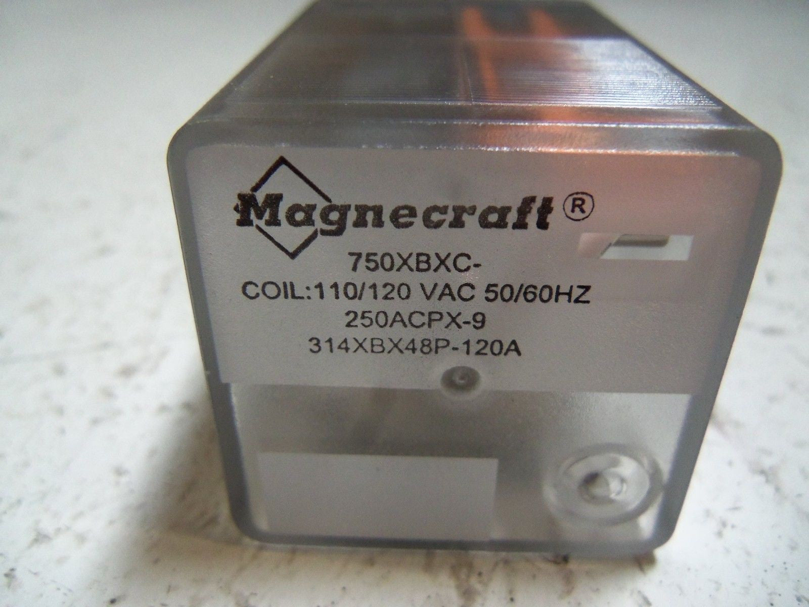 MAGNECRAFT 750XBXC RELAY 110/120VAC *NEW NO BOX*