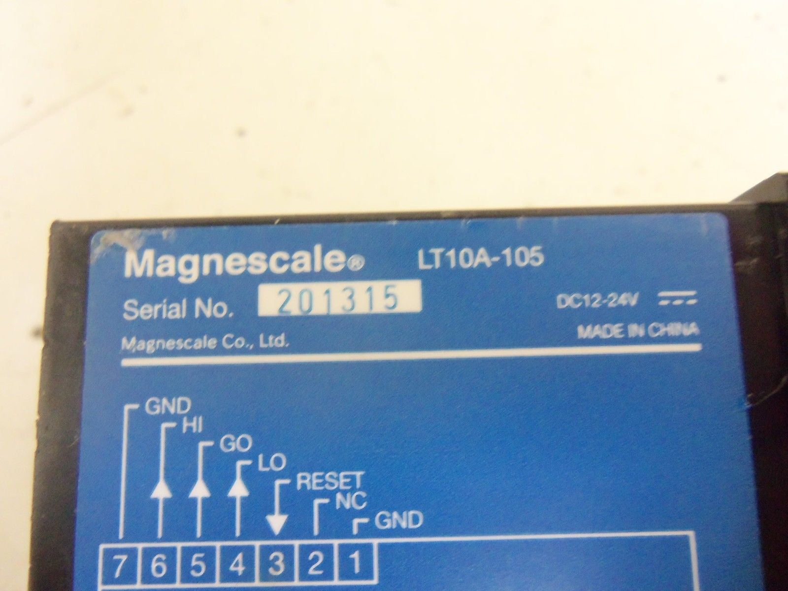 MAGNESCALE LT10A-105 *USED*