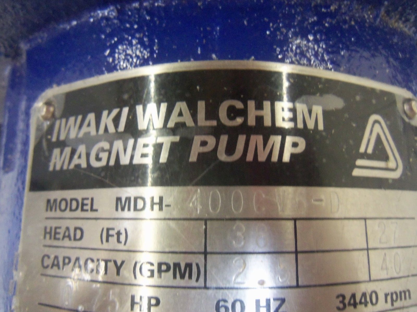 MAGNET PUMP MDH-400CV6-D *USED*