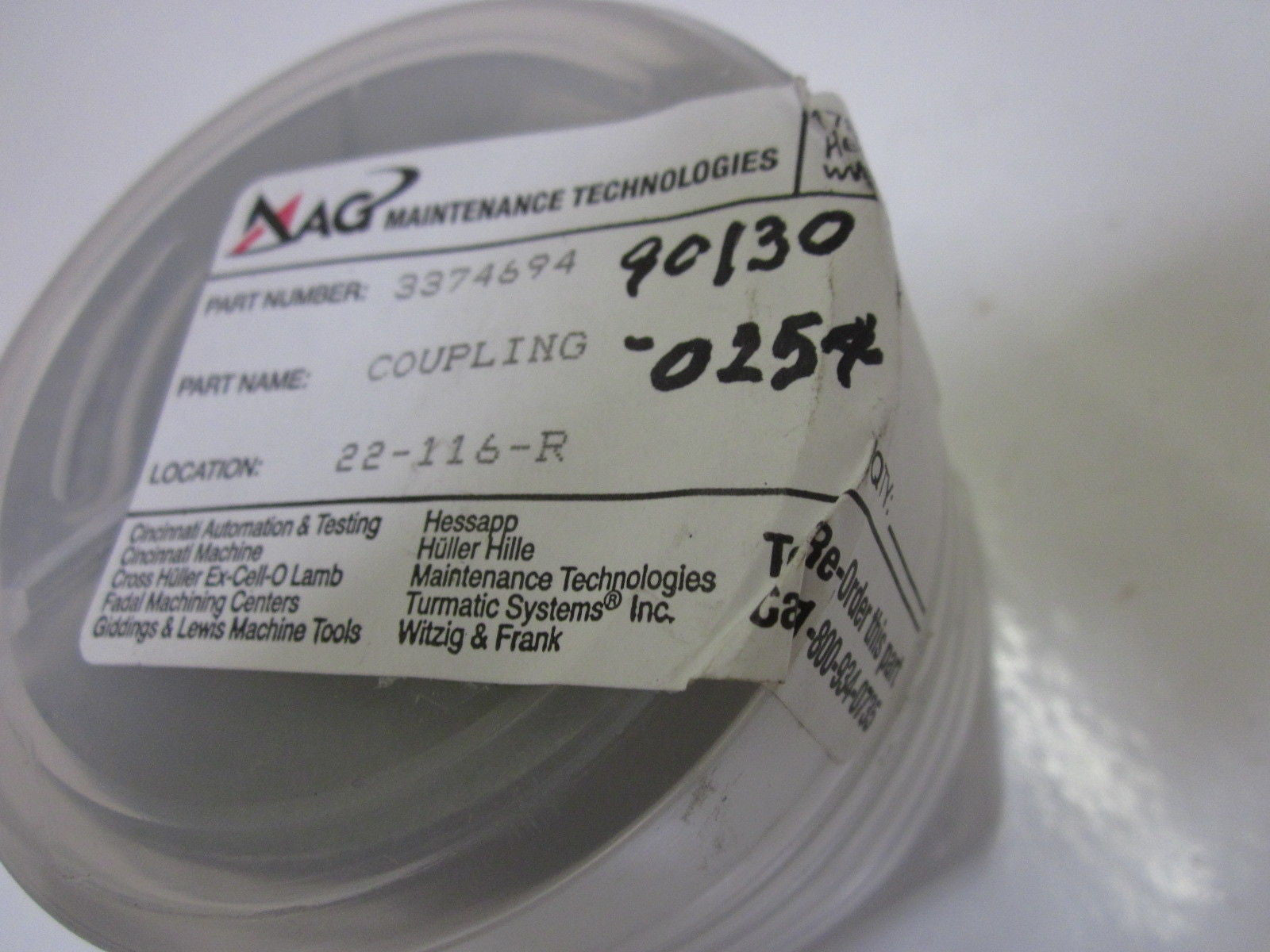 MAINTENANCE TECHNOLOGIES 3374694 *NEW NO BOX*