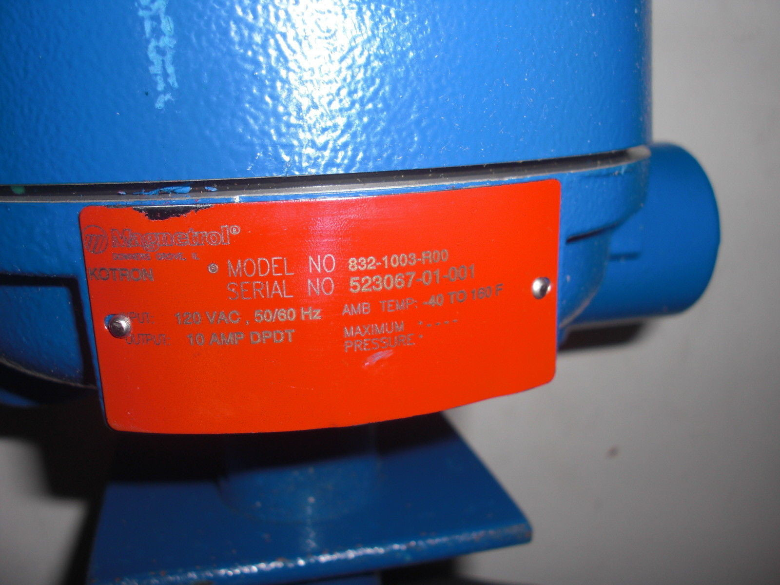 MANGNETROL 832-1003-R00 KOTRON 523067-01-001 *USED*