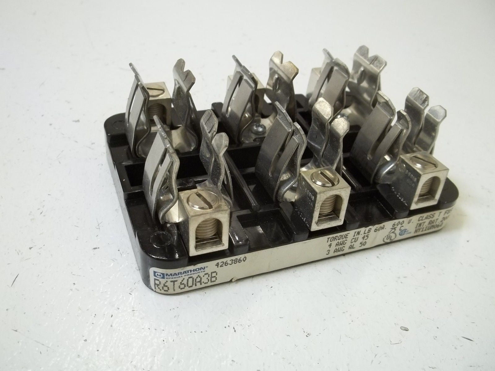 MARATHON R6T60A3B FUSE HOLDER *USED*
