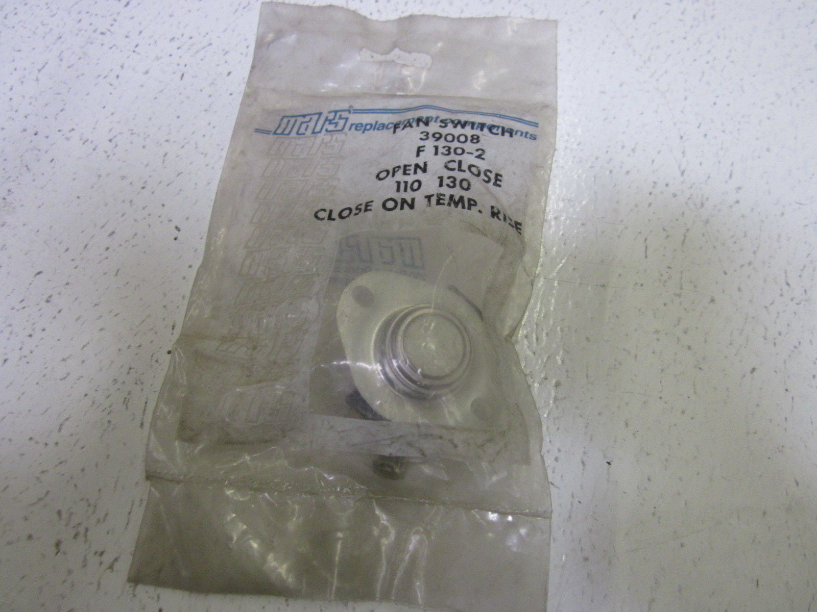 MARS 39008 FAN SWITCH *NEW IN A FACTORY BAG*