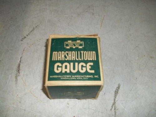 MARSHALLTOWN RF-Z-4805-36A  PRESSURE GAUGE *NEW IN BOX*