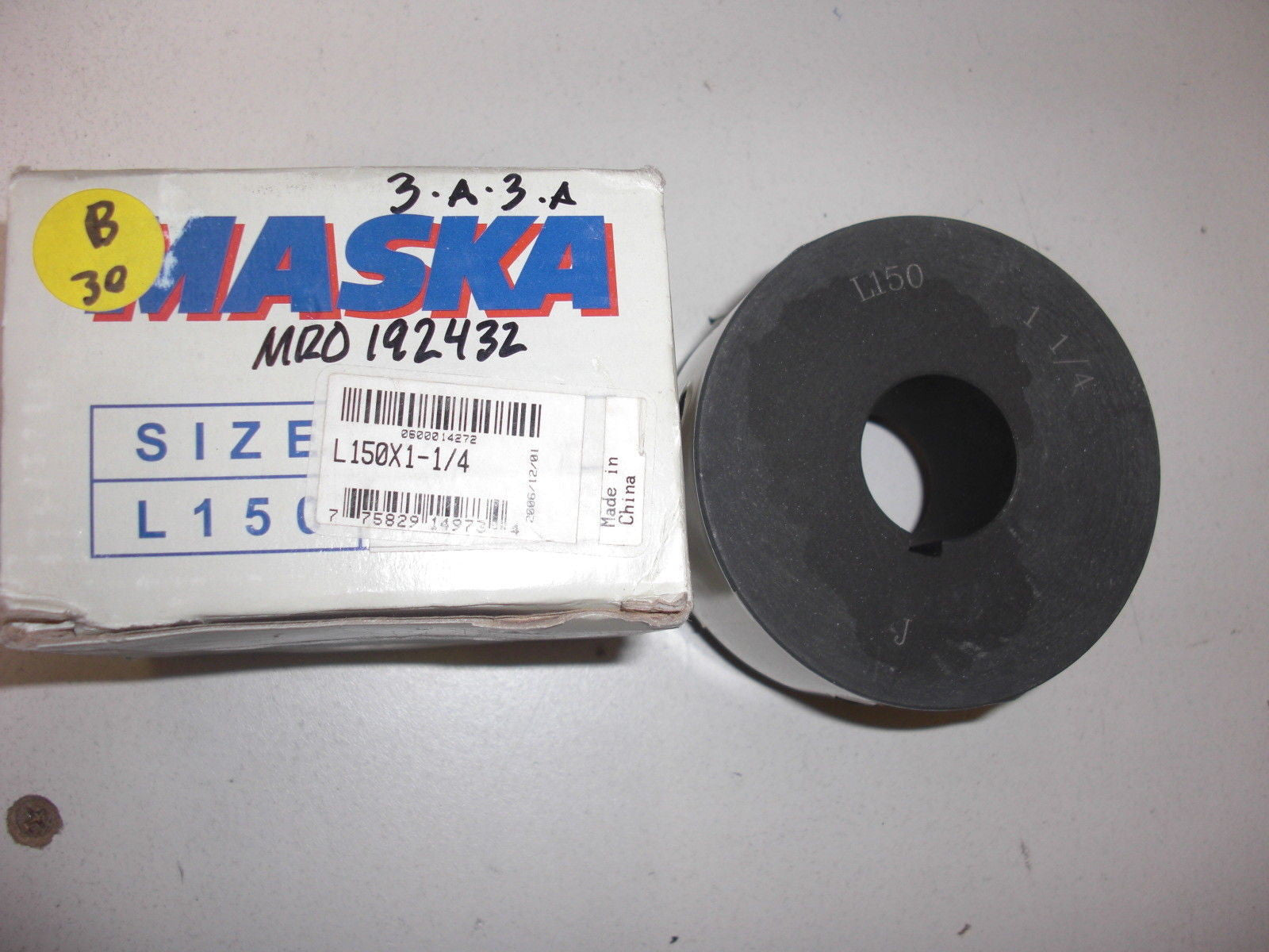 MASKA L150X1-1/4 JAW COUPLING  *NEW IN BOX*