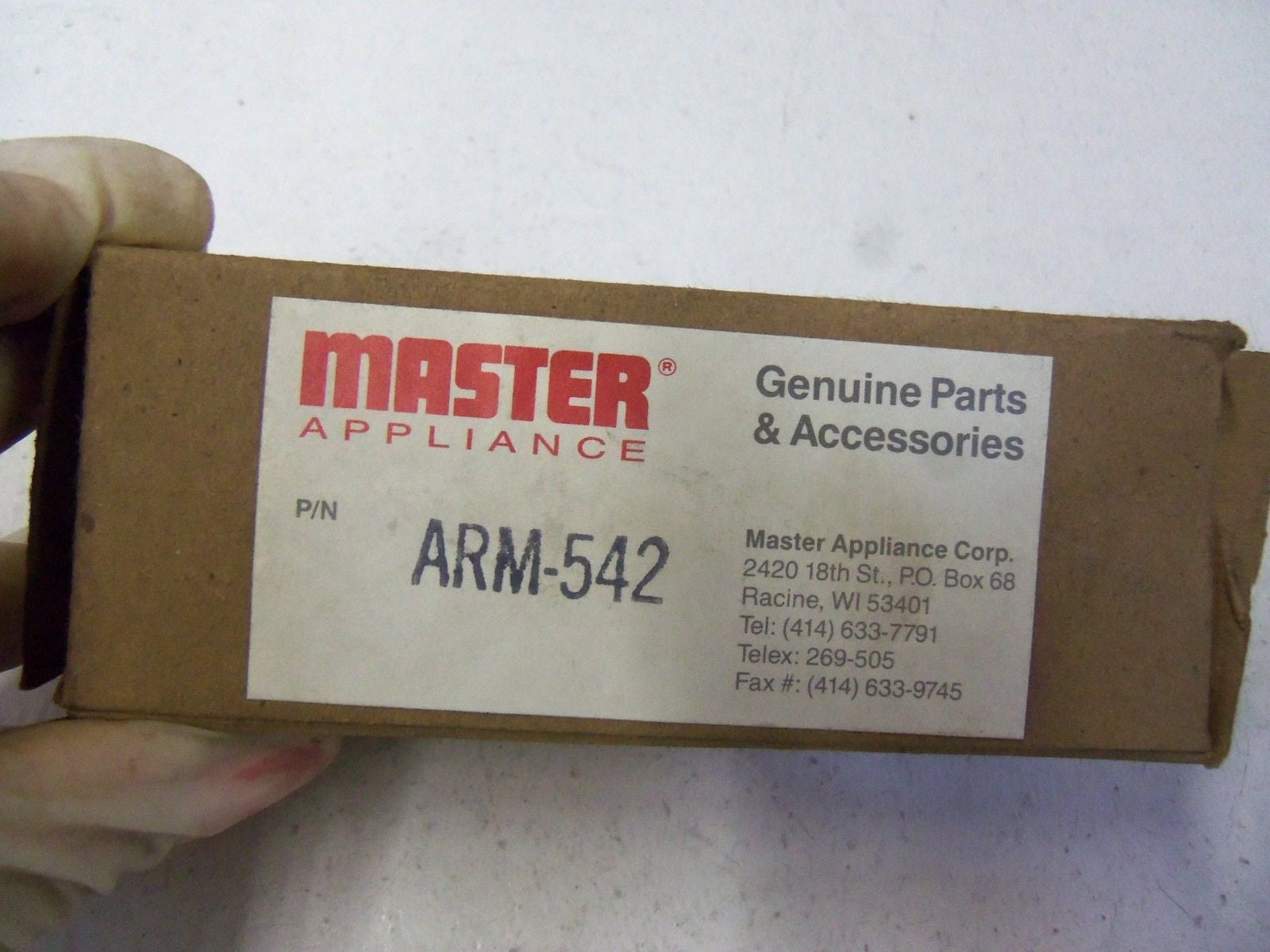 MASTER ARMATURE W/ RETAINING RINGS 120V ARM-542 *NEW IN BOX*