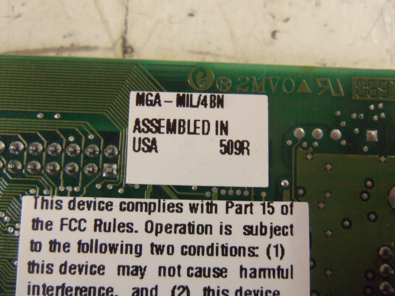 MATROX MGA-MIL/4BN VGA VIDEO CARD *NEW NO BOX*