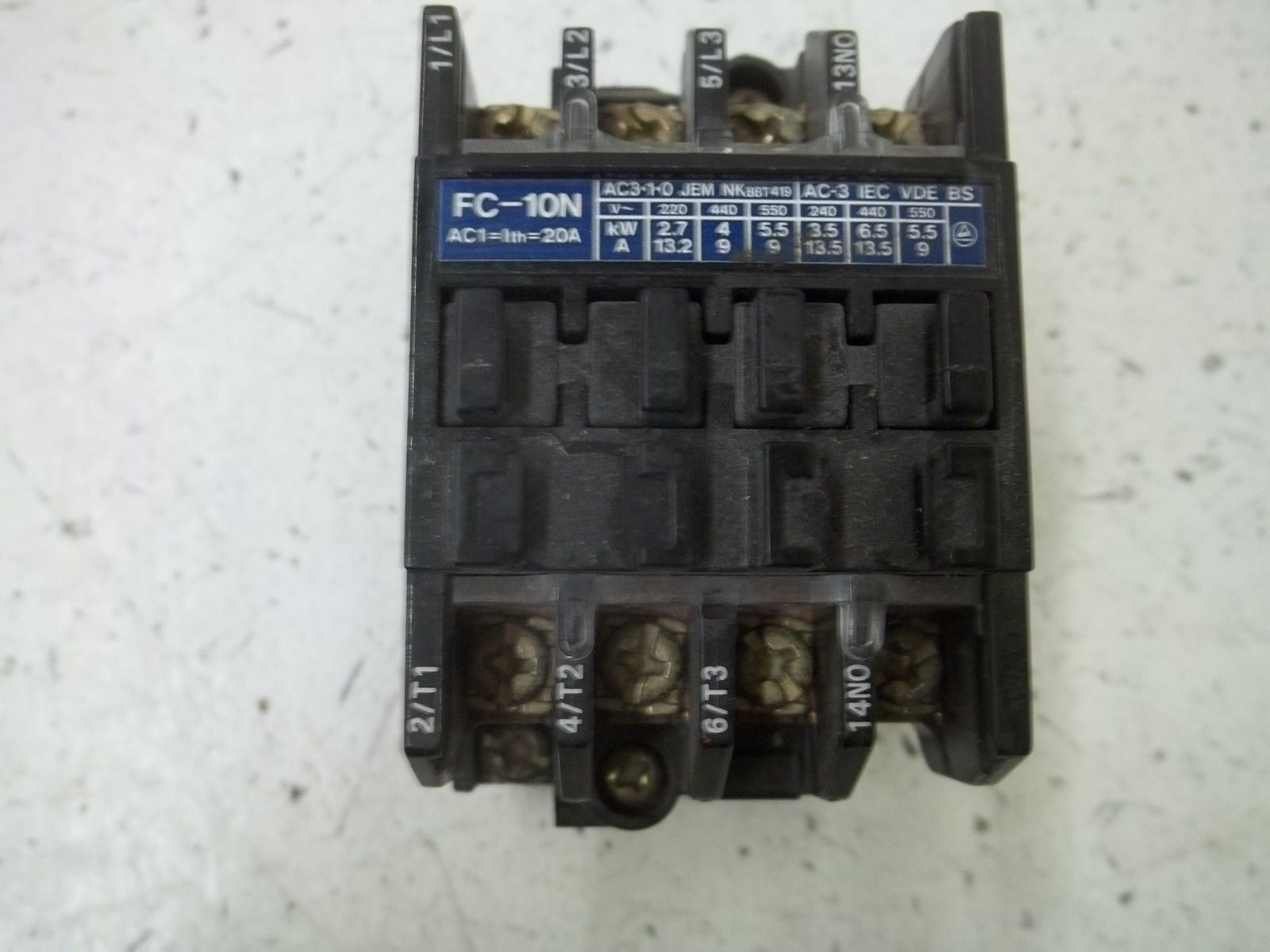 MATSUSHITA BMF61042N CONTACTOR TYPE FC-10N *USED*