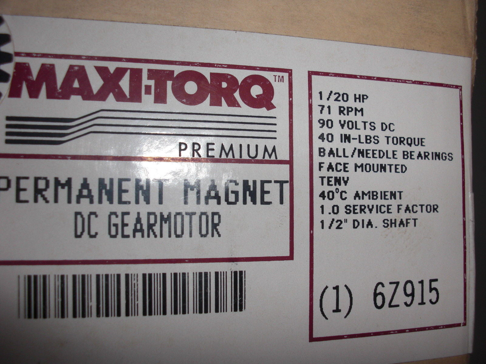 MAXI-TORA 62915 *NEW IN BOX*