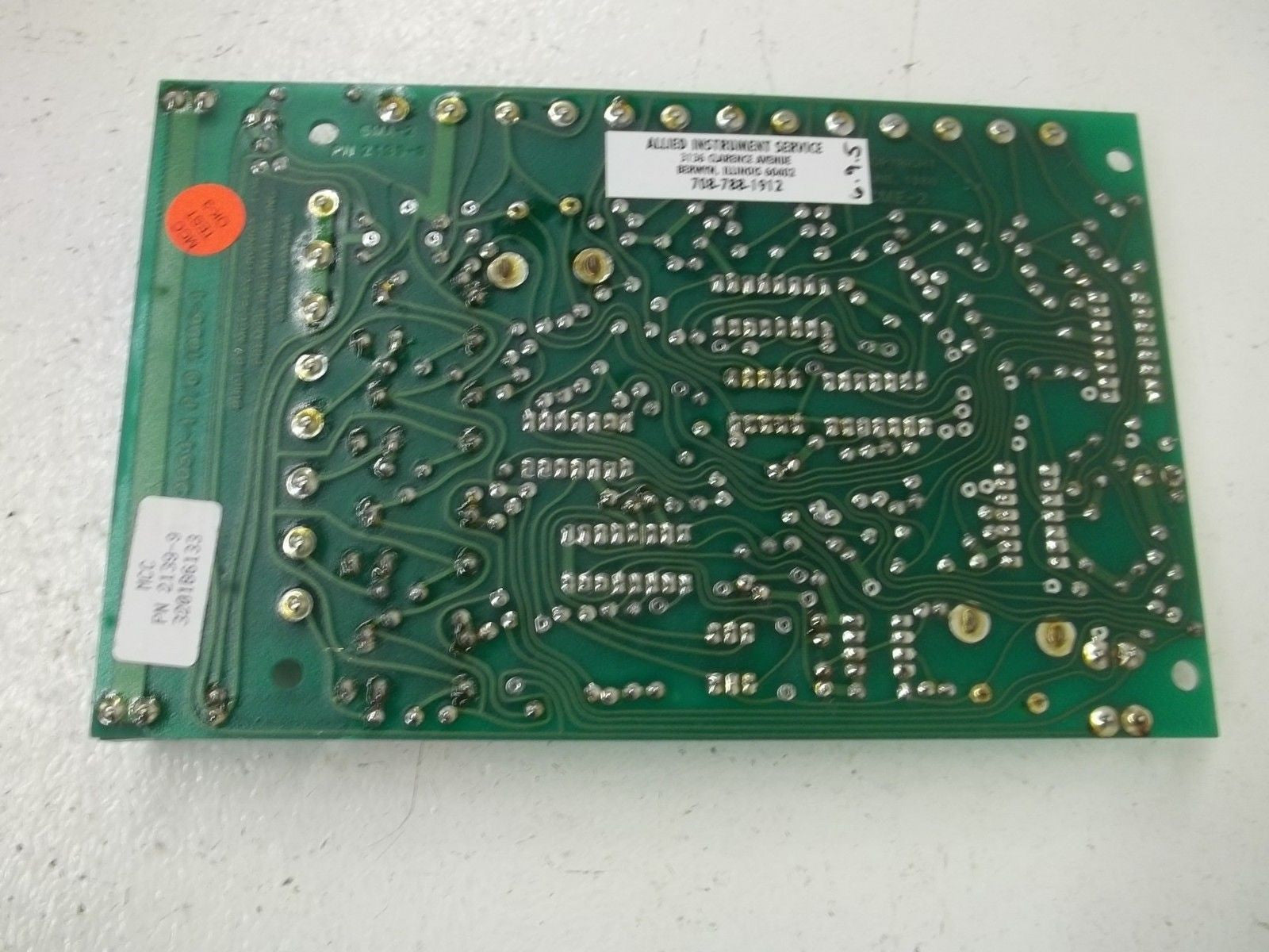 MCC ELECTRONICS PREMIER PNEUMATICS 2139-9 PC BOARD ASSEMBLY *USED*