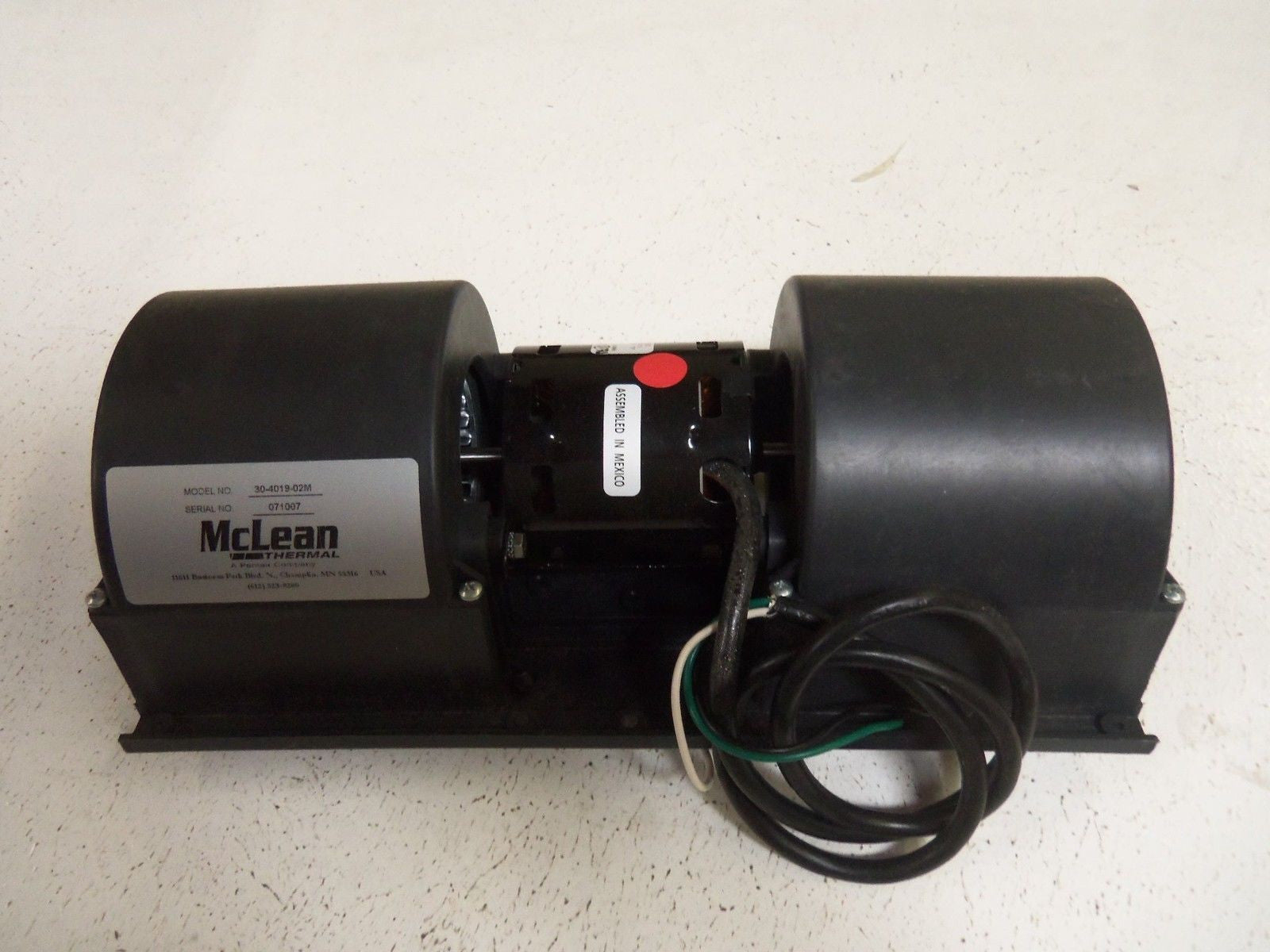 MCLEAN 30-4019-02M BLOWER ASSEMBLY *NEW NO BOX*