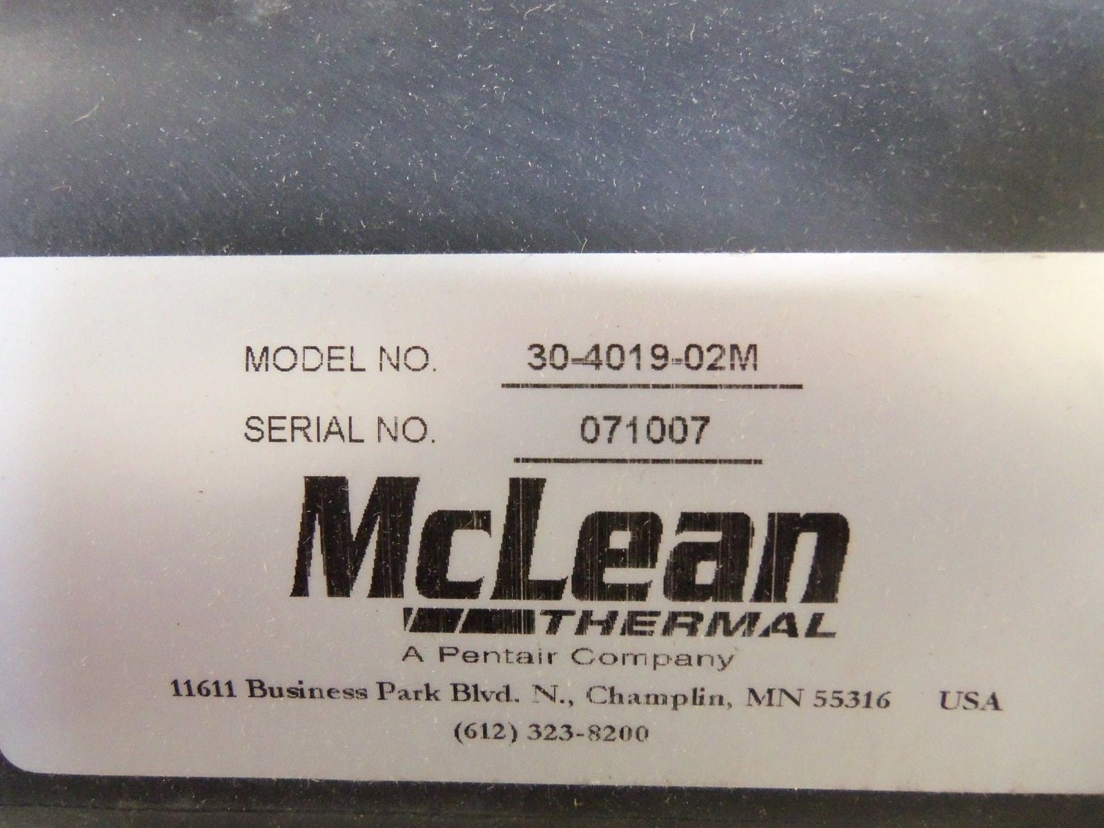 MCLEAN 30-4019-02M BLOWER ASSEMBLY *NEW NO BOX*
