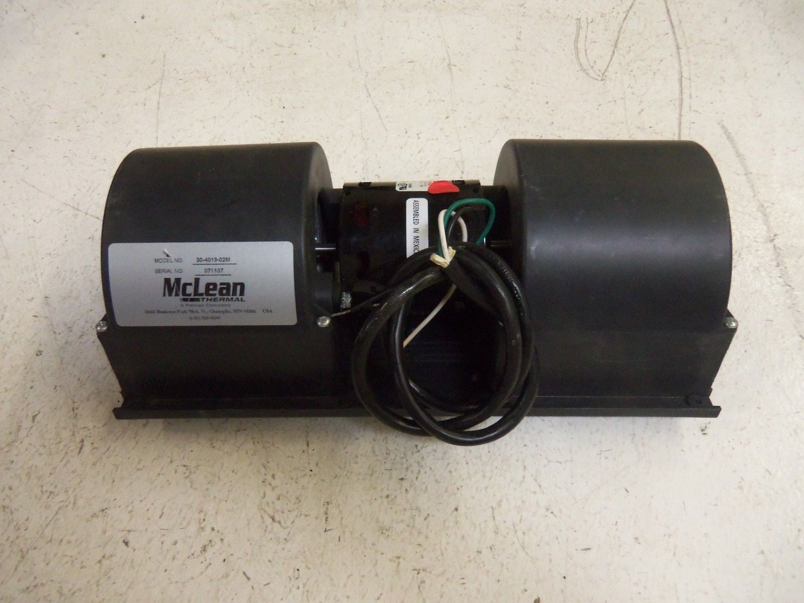 MCLEAN 30-4019-02M BLOWER ASSEMBLY *USED*