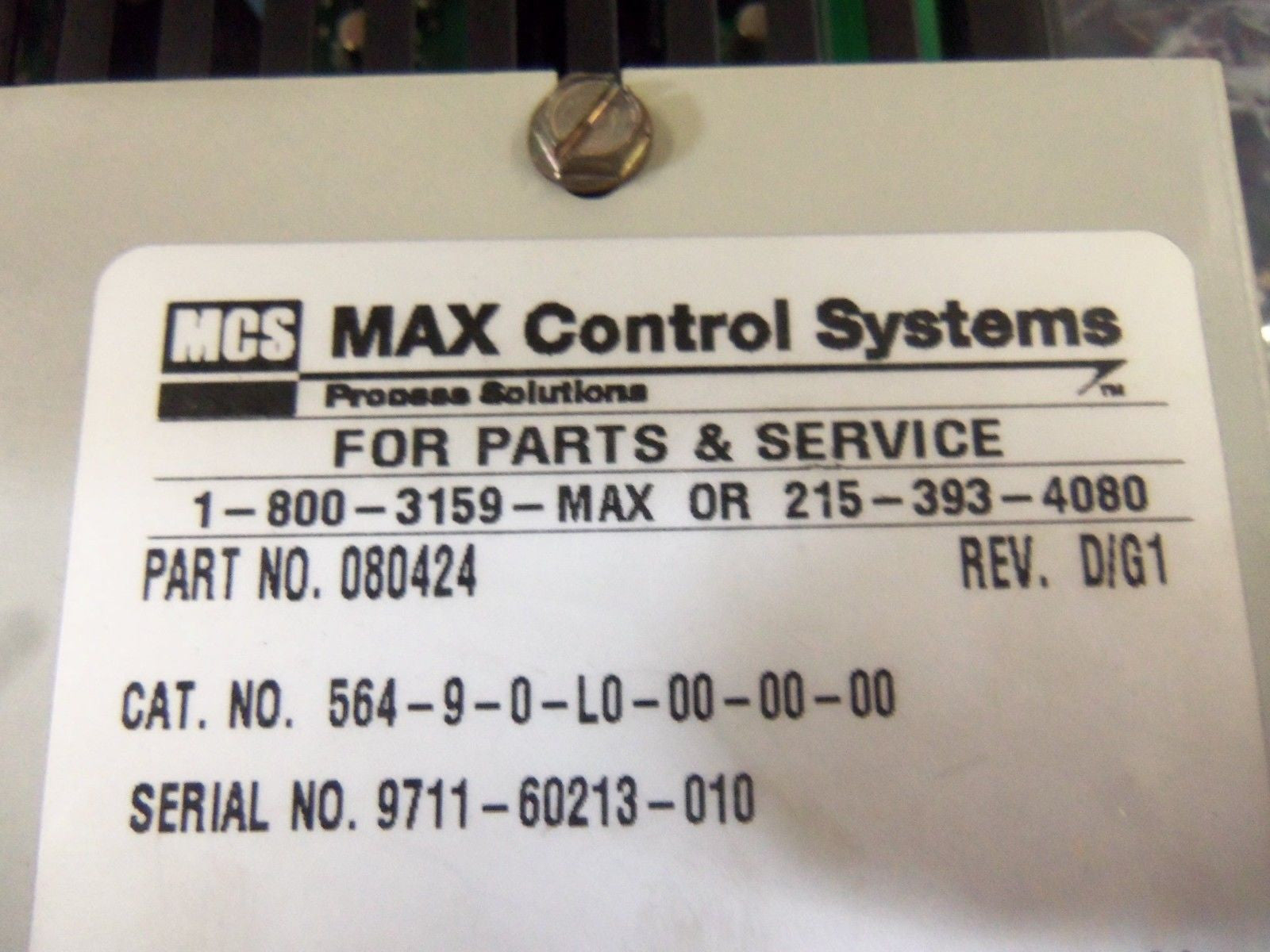 MCS 564-9-0-L0-00-00-00 CIRCUIT BOARD *USED*