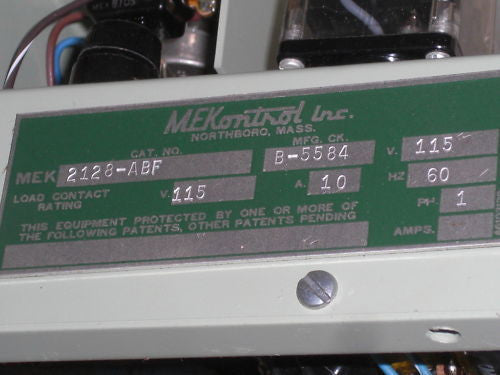 MEKONTROL MEK 2128-ABF LOAD CONTROL *NEW NO BOX*