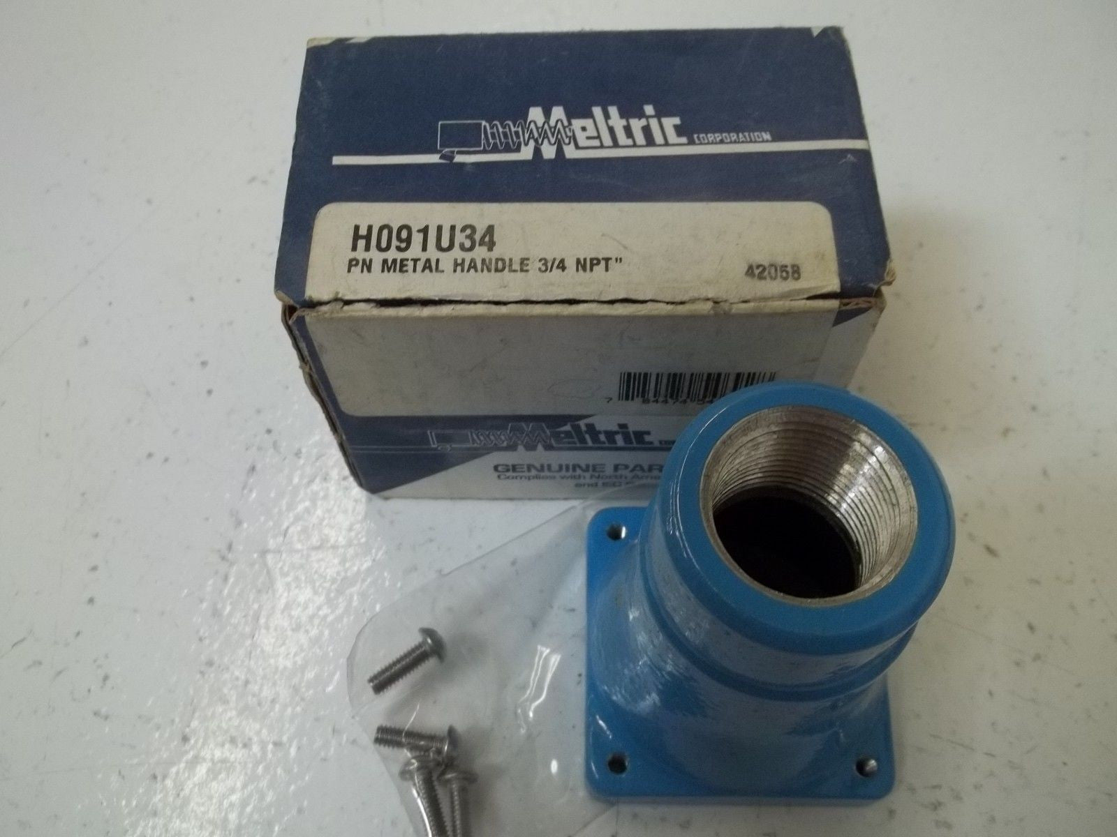 MELTRIC H091U34 METAL HANDLE 3/4 NPT" *NEW IN BOX*