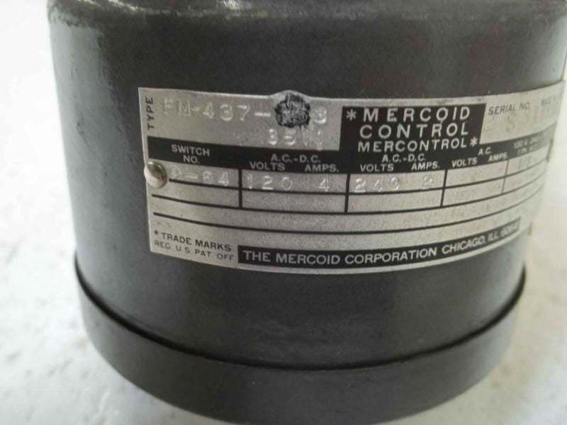 MERCOID CONTROL FM-437-33511 *USED*
