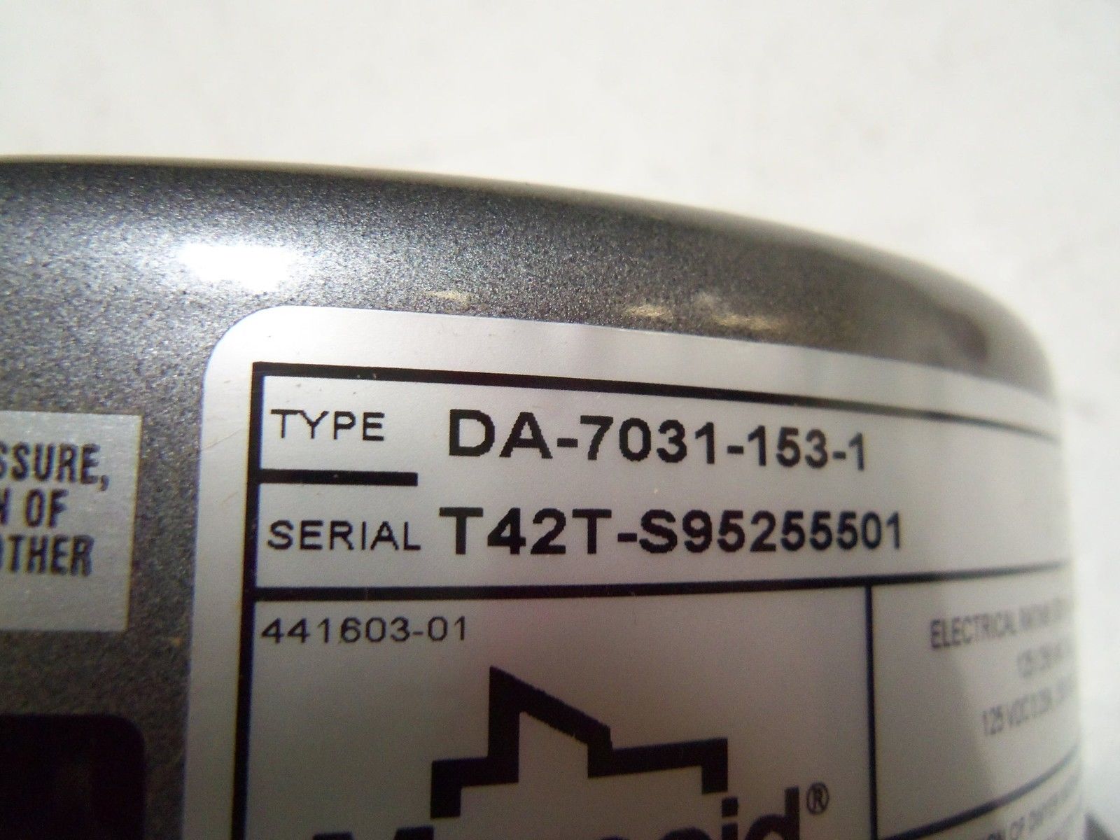 MERCOID DA-7031-153-1 PRESSURE SWITCH *NEW*