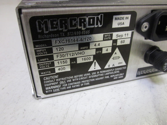 MERCRON FXC16144-4/120 *NEW NO BOX*
