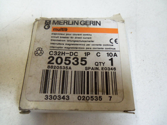 MERLIN GERIN 20535 CIRCUIT BREAKER 10A *NEW IN BOX*