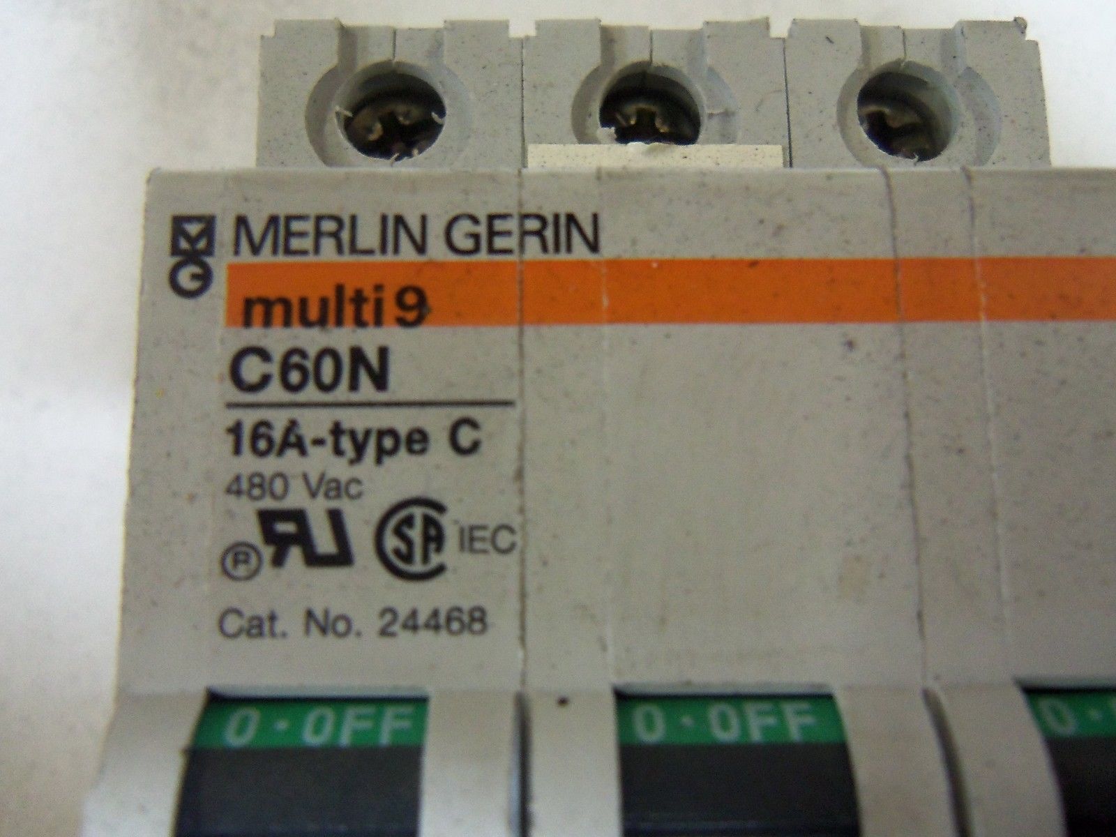MERLIN GERIN 24468 CIRCUIT BREAKER 16A *USED*