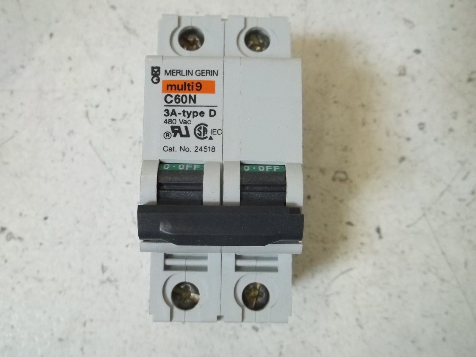 MERLIN GERIN 24518 CIRCUIT BREAKER 3A  *NEW NO BOX*