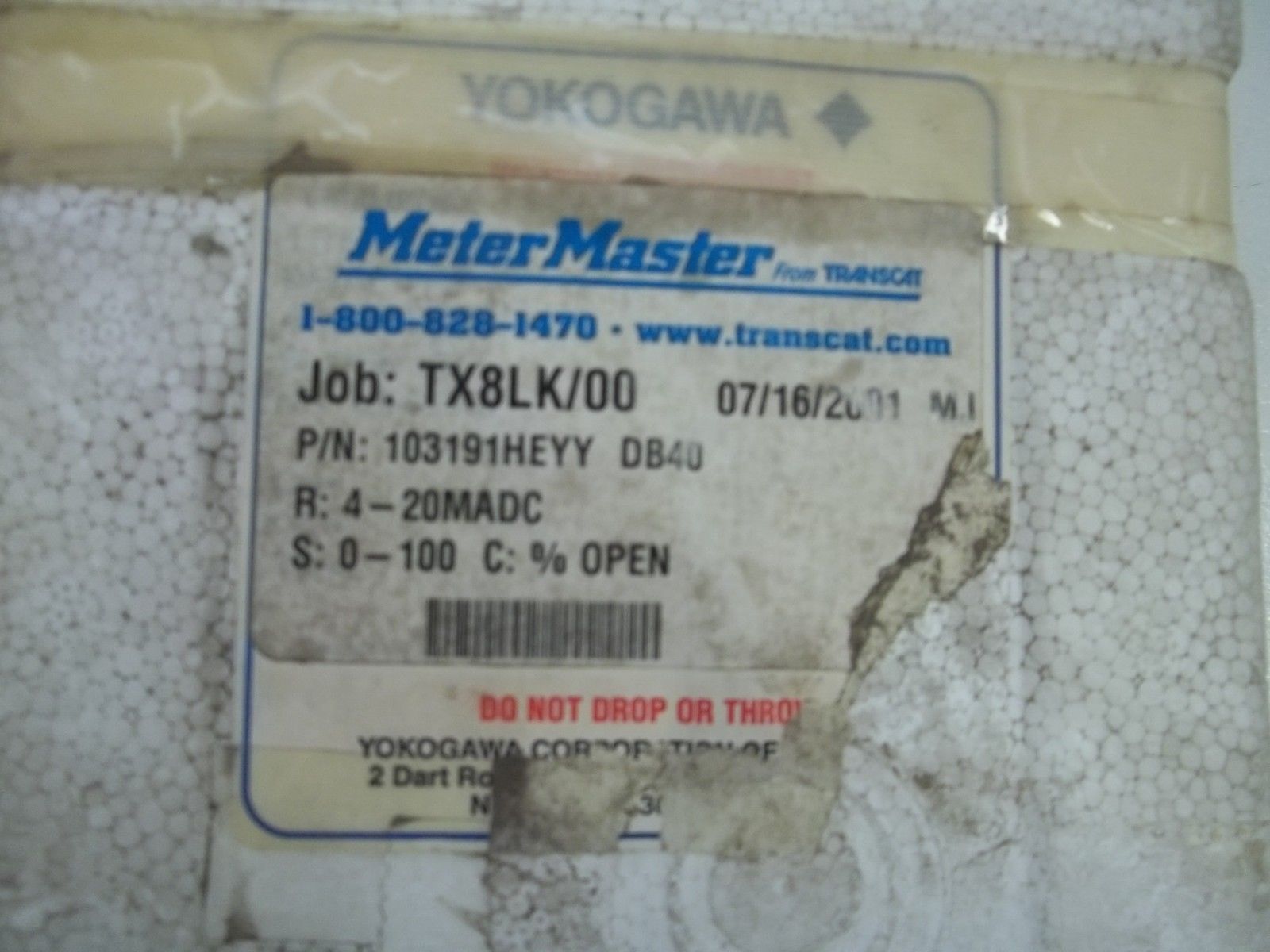 METER MASTER 103191HEYY DB40 PANEL METER 0-100 *NEW IN BOX*