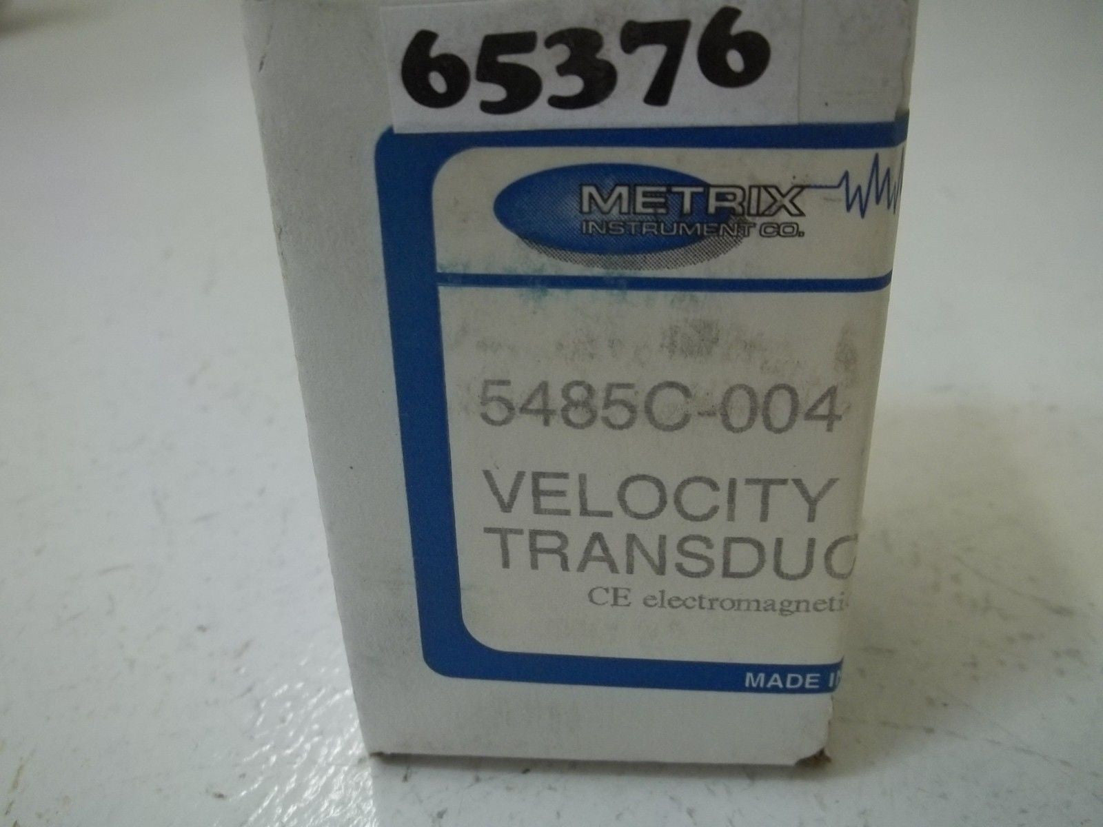 METRIX 5485C-004 VELOCIY TRANSDUCER *FACTORY SEALED*