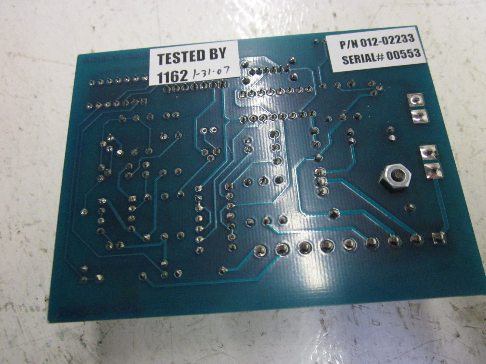 MFGTEC 012-02233 REV.H *NEW NO BOX*