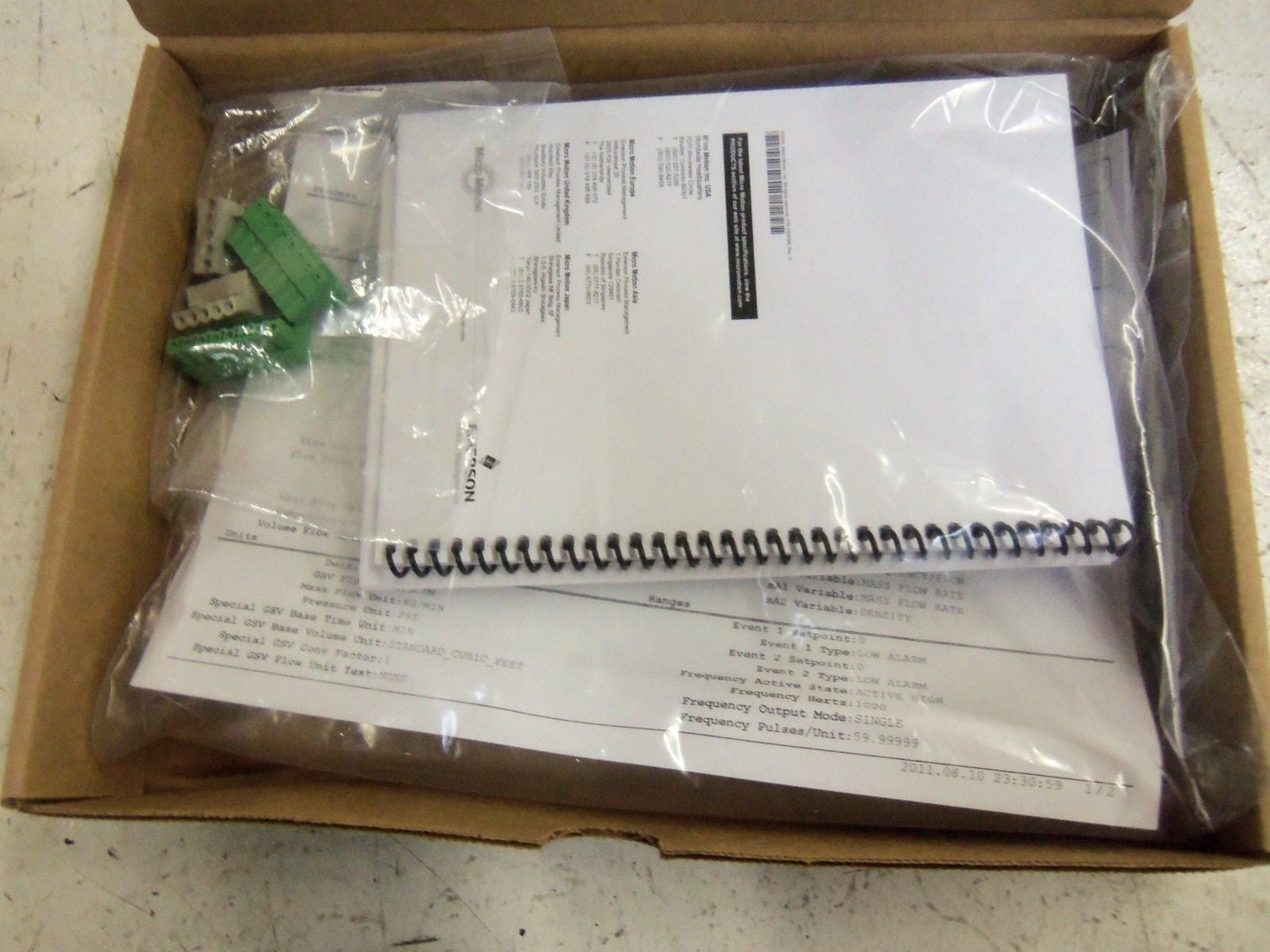 MICRO MOTION  9739MVD61UAEZZZ TRANSMITTER *NEW IN BOX*