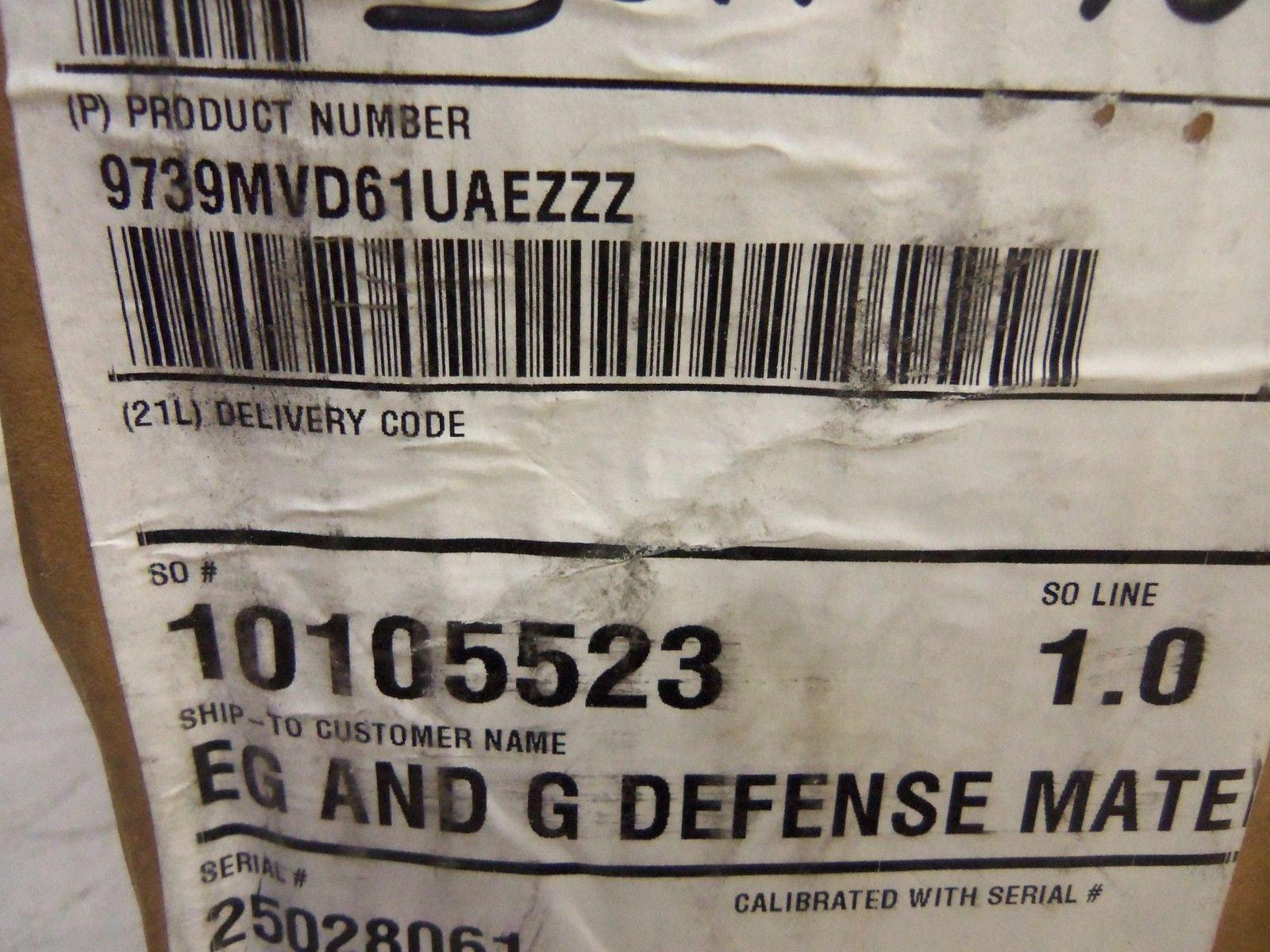 MICRO MOTION  9739MVD61UAEZZZ TRANSMITTER *NEW IN BOX*